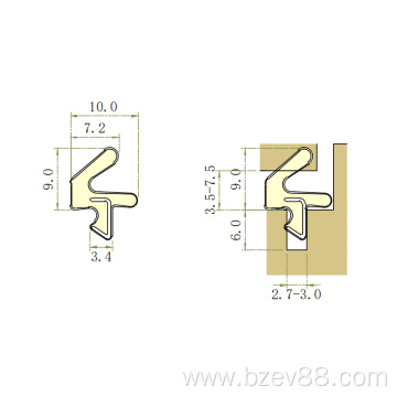 Factory Price Wooden Door Frame Seal Strip